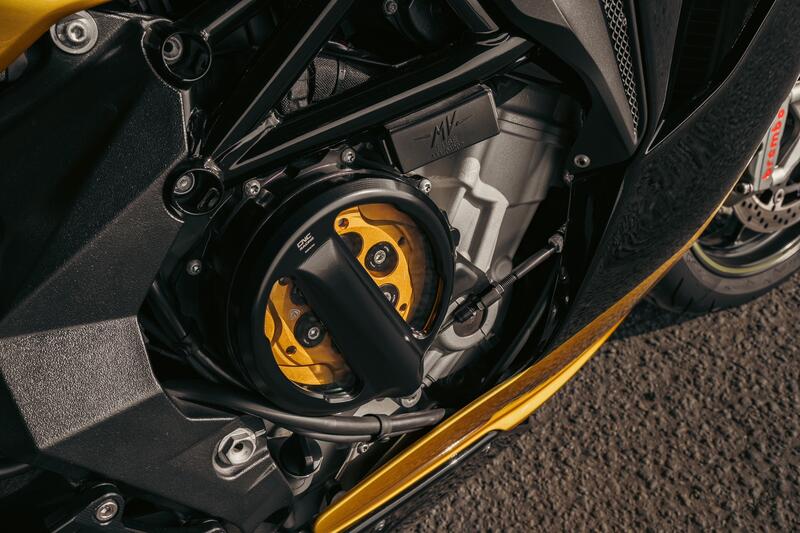 Clear clutch cover MV Agusta - cable control